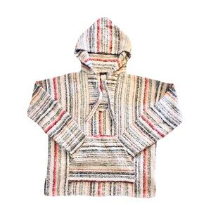 🐚EVC🐚 Vintage Earthbound Trading Co. Striped Baja Hoodie